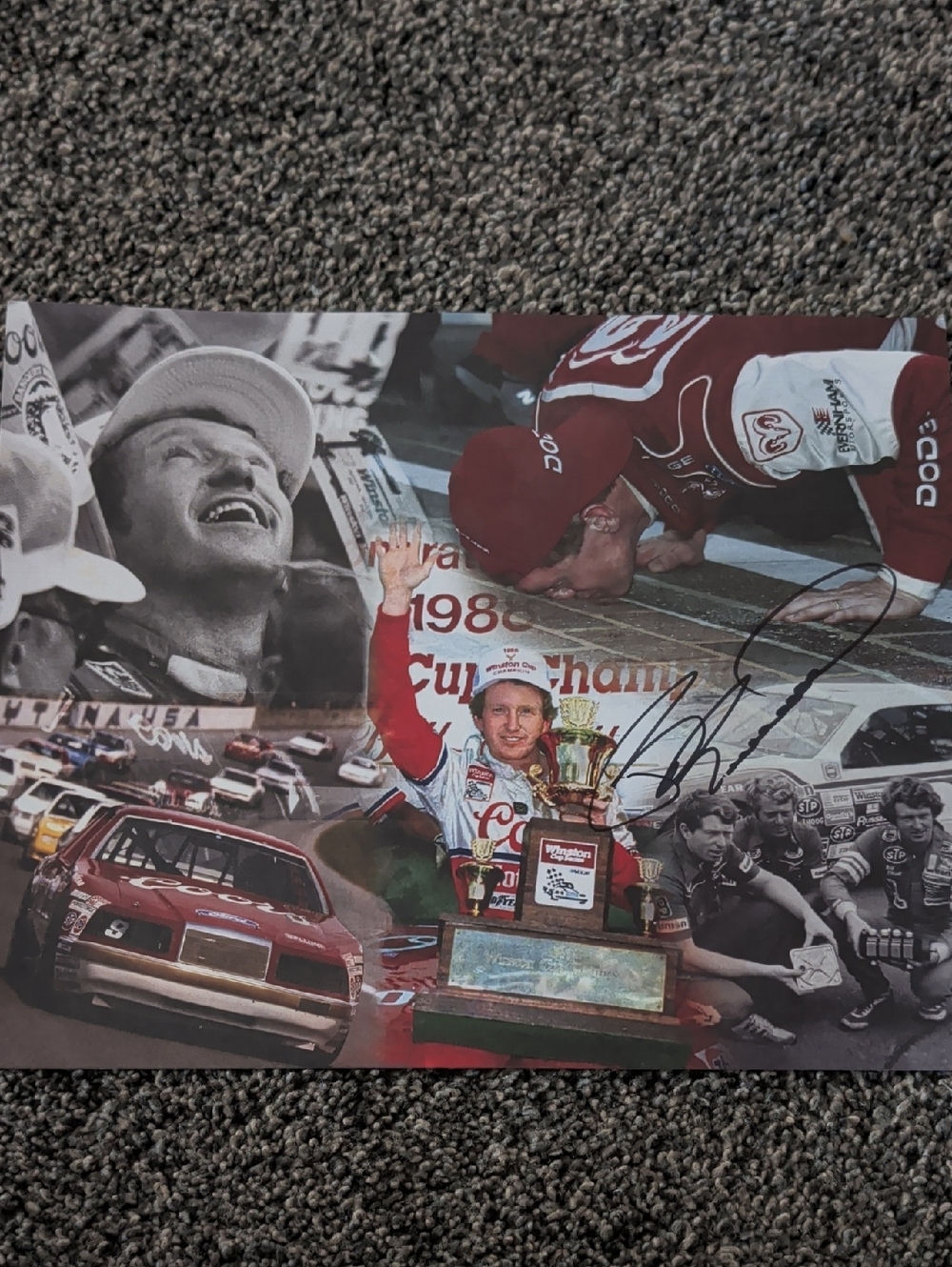 Bill Elliott, 1988 Racing Collage Wall Art Print - Home Accents